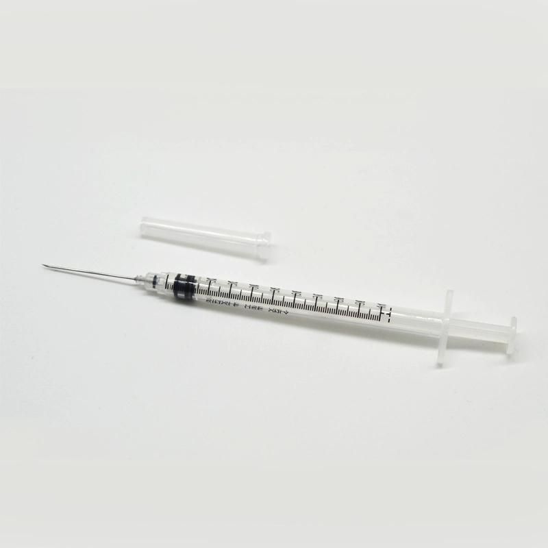 Medical Disposable Vaccine Ad Syringe 1ml Luer Slip