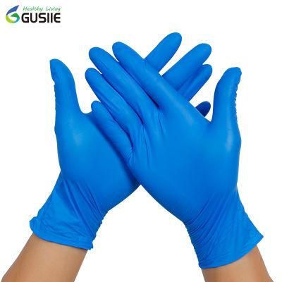 Disposable Medical Examination Black Nitrile Large Gloves