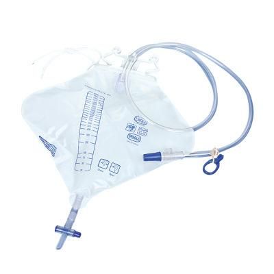 Pyriform Type 2000ml Urinary Drainage Bag Urine Bag