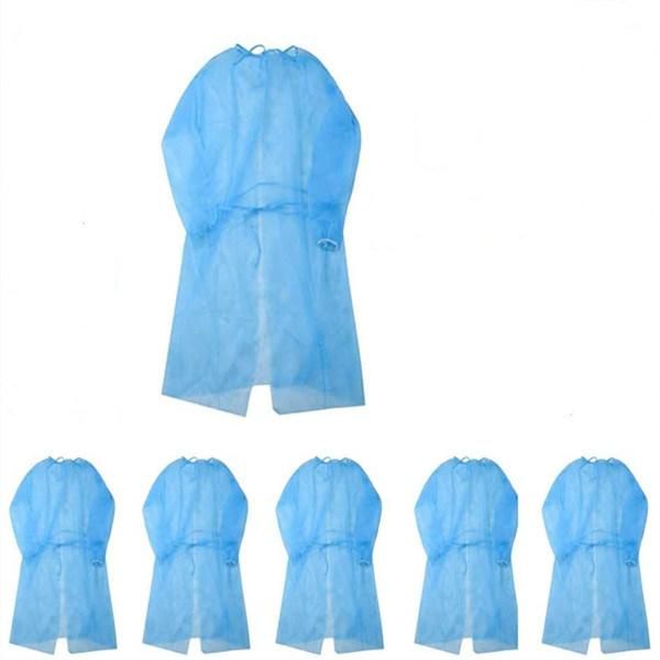 Disposable SMS Surgical Laboratory Coat/Isolation Gown