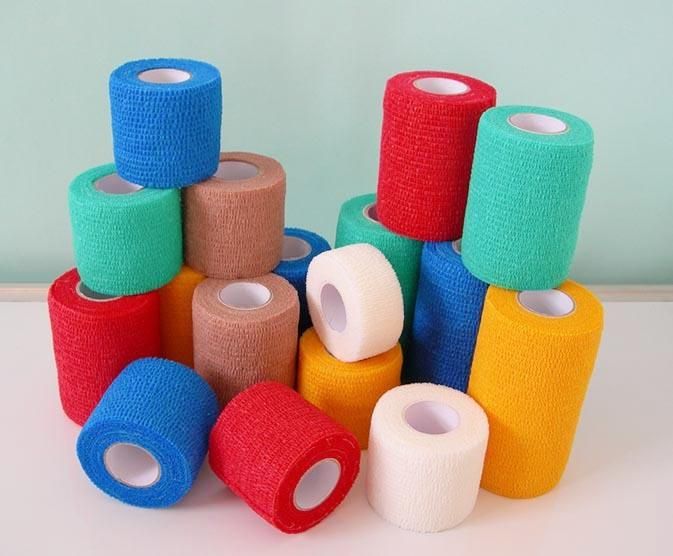 Animal Pet Child Colored Printed Cohesive Bandage Wraps Cohesive Bandages