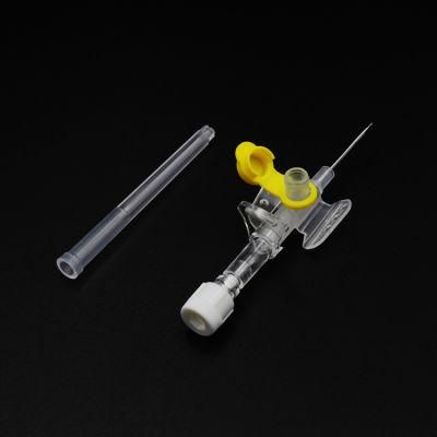 Medical Safety 14G 16g 18g 20g 22g 24G I. V. Cannula with Wings and Injection Port