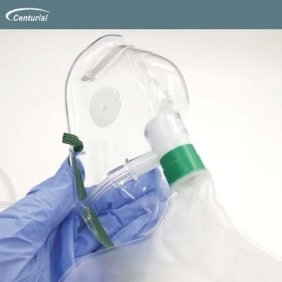 Medical Grade PVC Non-Rebreather Oxygen Mask for Pediatric&amp; Adult