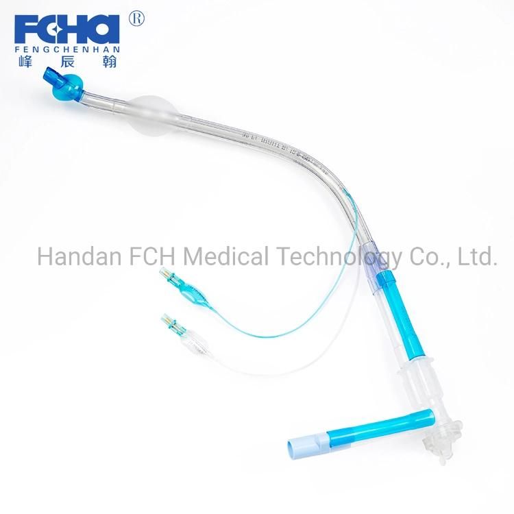 Double Lumen Endobronchial Tube Disposable Medical Consumables PVC Double Lumen Endobronchial Tube