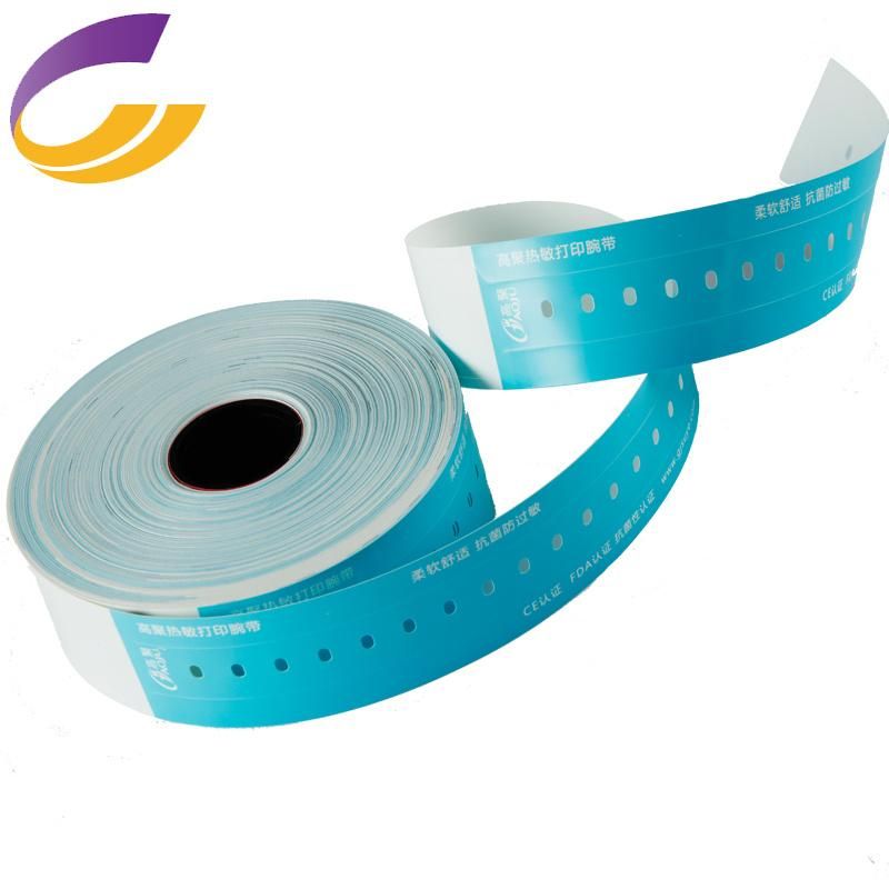Thermal Printable Medical Hospital ID Bracelets ID Wristband