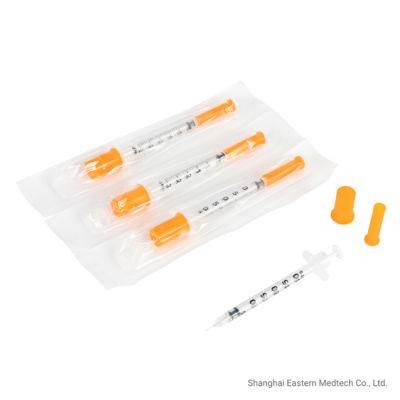 2021 Hot Sale Medical Disposable 0.5ml Vaccine Syringe