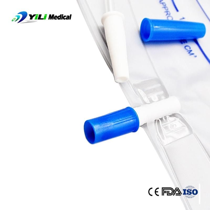 2000ml Push-Pull Valve Disposable Urinary Bag Urine Drainage Bag