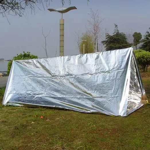 Factory ISO13485 Approved Rescue Survival Insulation Survial Tent Emergency Foil Blanket in China