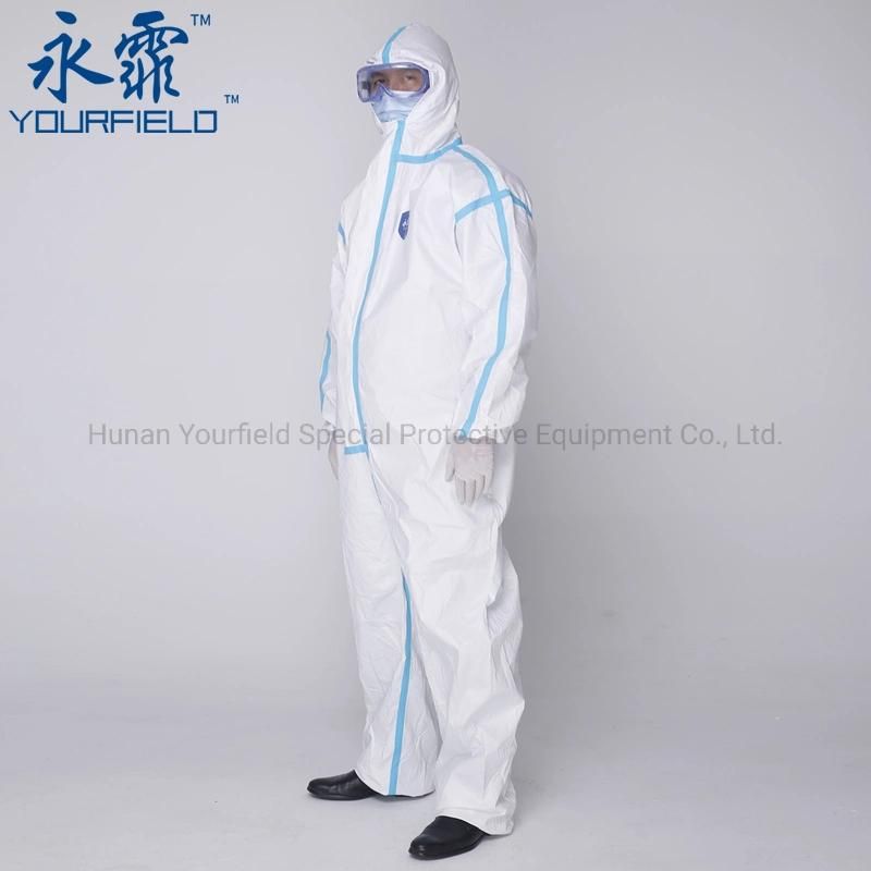 Yourfield Medical Clothes Safety Clothing Personal Protective Equipment in Healthcare Settings Coveralls