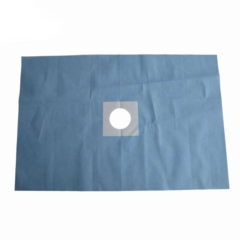 Good Quality CE & ISO13485 Certificated OEM Medical Disposable Non-Woven Surgical Drape Eye Drape