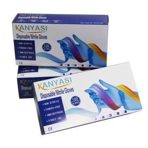 Cheap Powder Free Disposable Nitrile Gloves Blue Disposable Nitrile Powder Free Examination Gloves