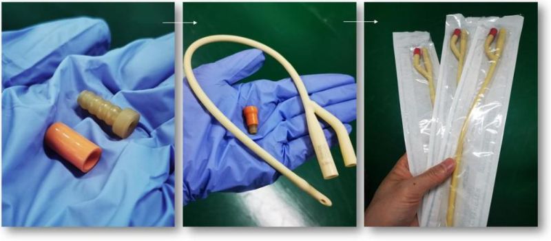 Hiqh Quality Medical Parts Sleeve of Latex Foley Catheters