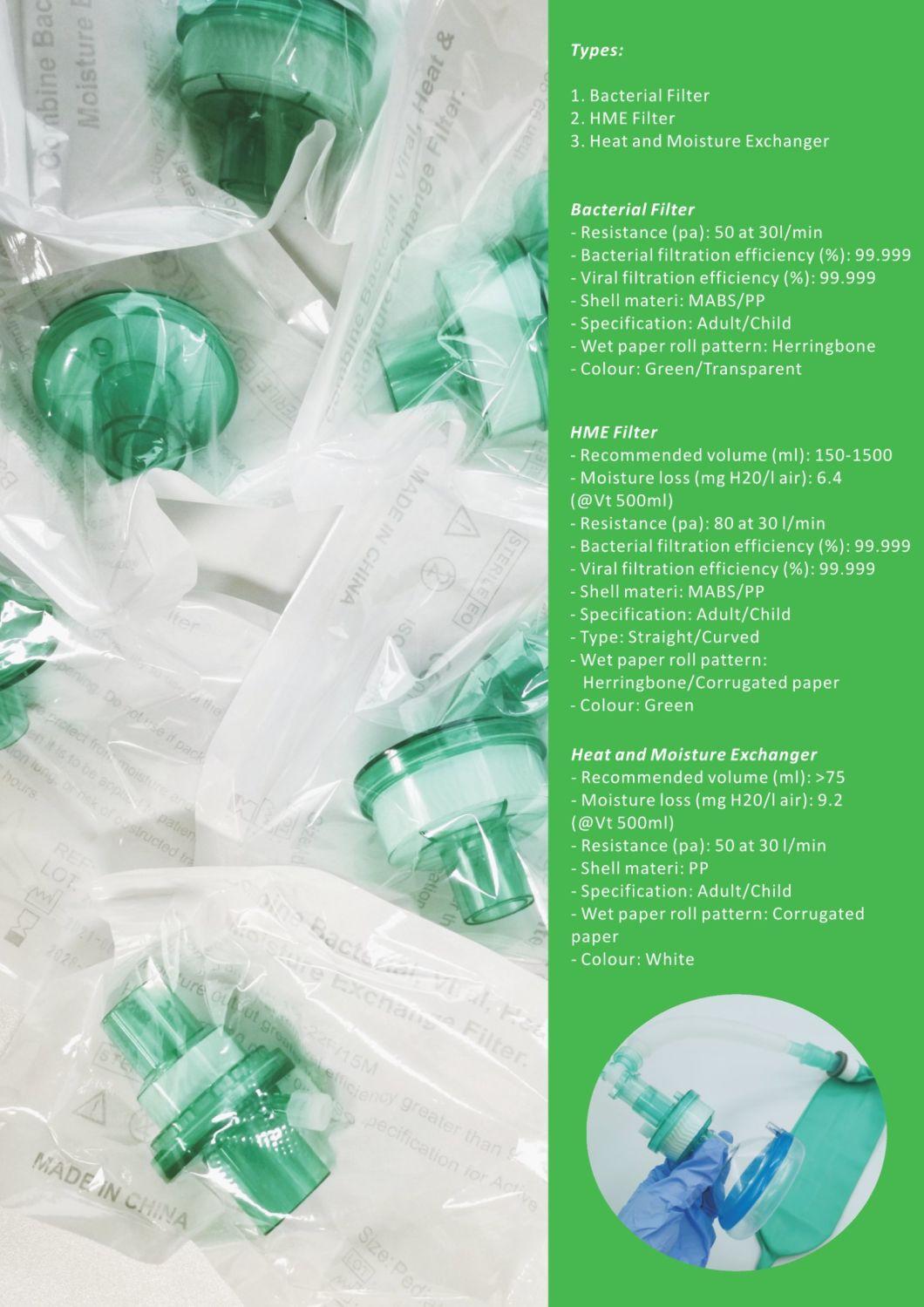Hme Prevent 99.99% Bacteria and Viral for Patients Packaged with Pouch Bag