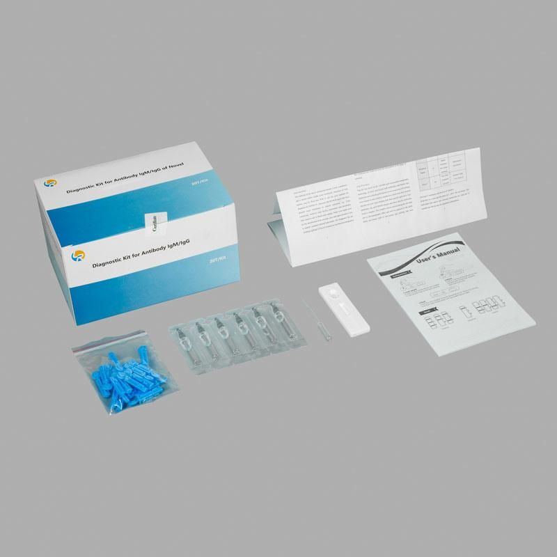 Colloidal Gold Antibody Rapid Diagnostic Igg/Igm Test Kit