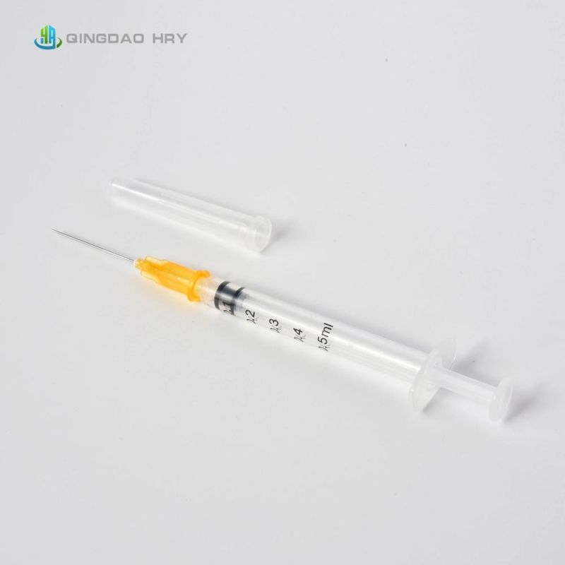 0.5ml-10 Ml Automatic Lock Safety Syringe Ad Auto Disable Vaccine Syringe