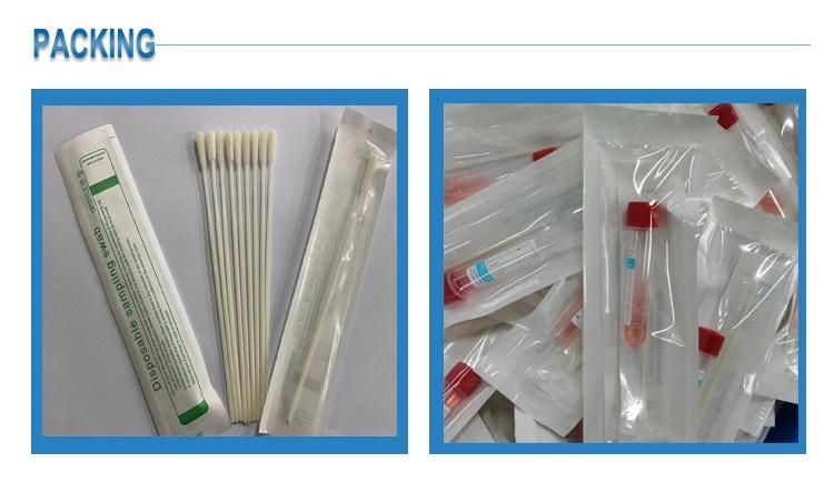 Disposable Disposable Medical Collection Viral Transport Medium Tube Supplies Virus Sampling Tube with Swab