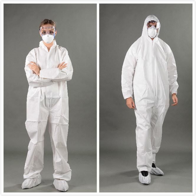 Best Sale Microporous Film Waterproof Disposable Tyvek Coverall, Microporous Coverall for Industrial