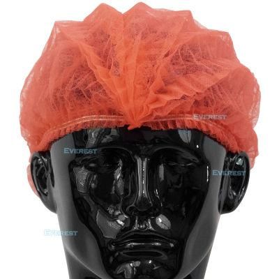 Disposable Surgical/Medical Head Cover Mob Cap Hat Hair Net Non Woven Hair Hats for Hospital Food Industry