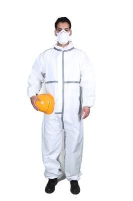 Disposable Medical Uniform White Cheap Overall Equipment Safety Clothing Suits