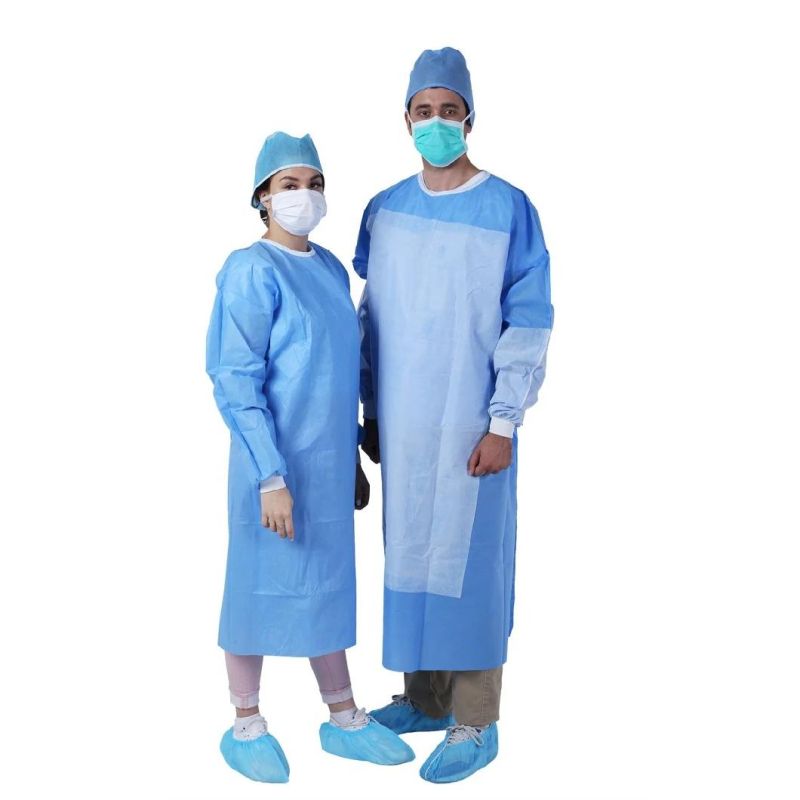 Disposable Water Repellent SMS Surgical Gown Operation Uniform Medical Use