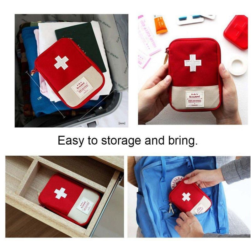 Home Outdoor Portable Emergency Survival Travel First Aid Kit Bag