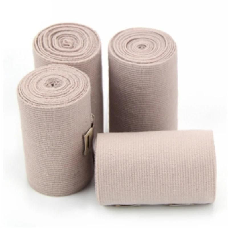 Medical Skin Color Rubber High Compress Elastic Bandage Rubber Elastic Bandage