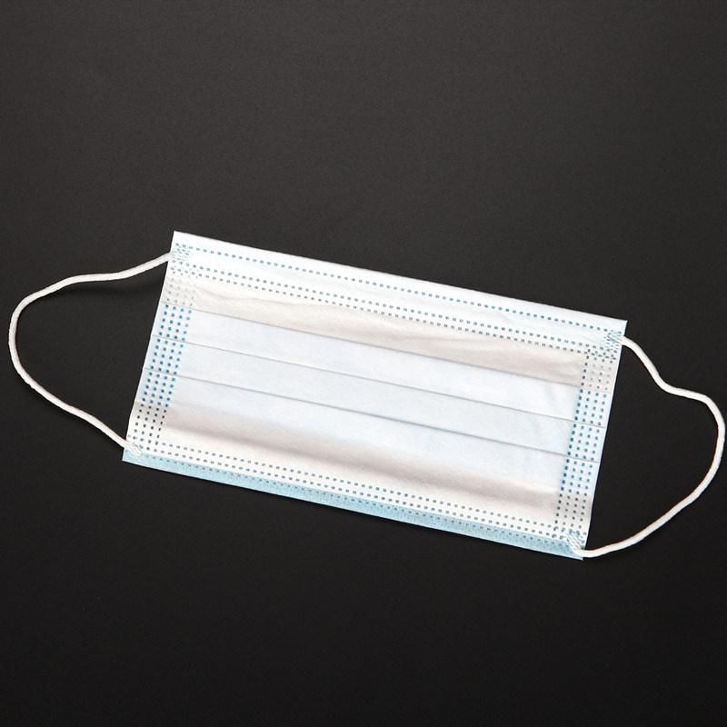 Meltblown Nonwoven Medical Surgical Disposable 3 Ply Masks