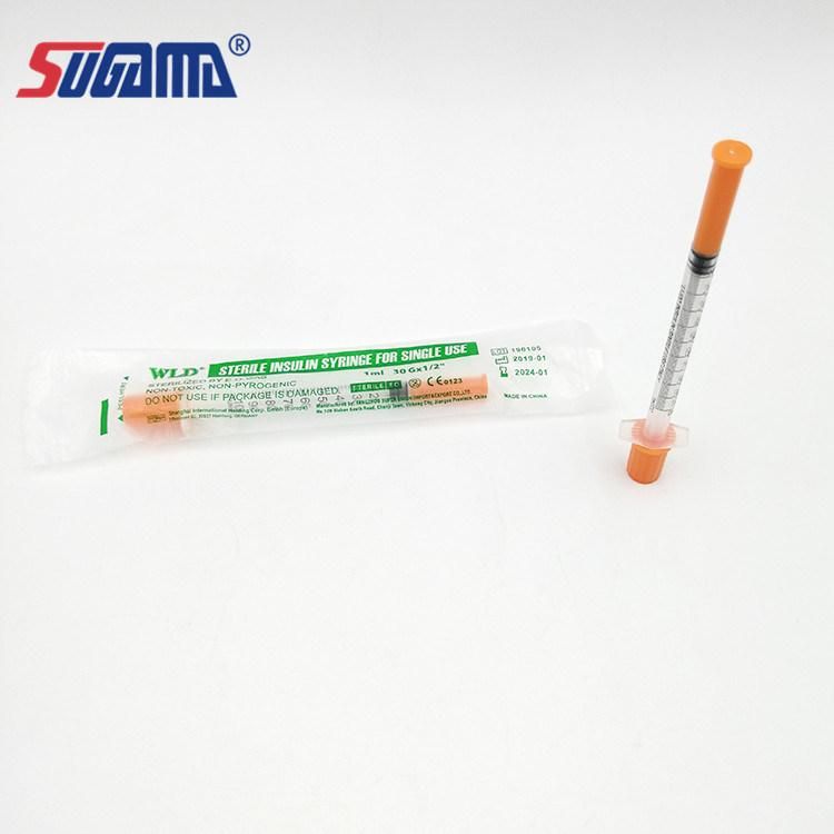 ISO Certified Butterfly Type Safety Sterile Insulin Syringe