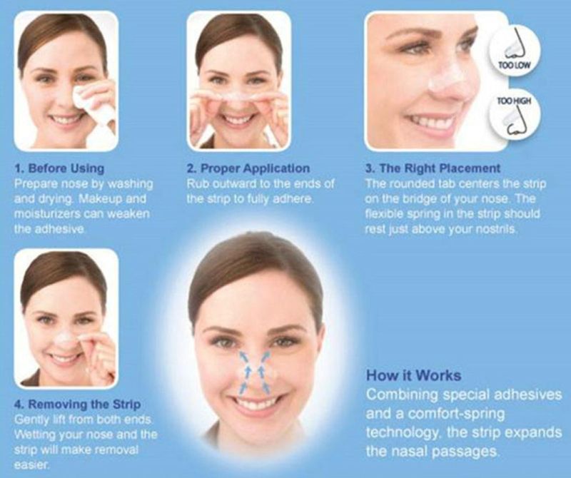 Customize Breathe Right Nasal Strips for Anti Snoring