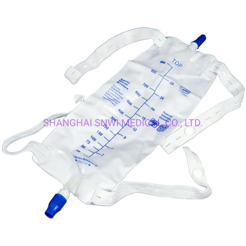 Disposable Urine Leg Bags 500ml 750ml CE ISO