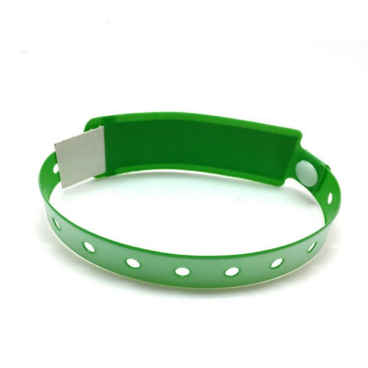 6060A Custom Insert Medical PVC Hospital Patient ID Wristbands