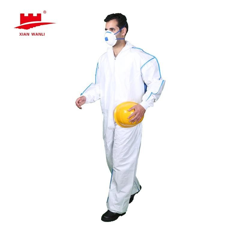 Non- Sterile Coverall Chemical Liquid and Particulate Protection Clothing