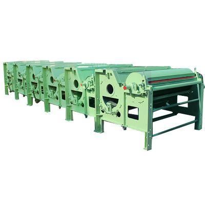 Textile Waste Cloth Opening Machine / Cotton Rags Tearing Machine Fabric Recycling Machine for Sweater