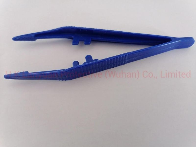 Disposable Plastic Forceps Tweezers Medical Supply