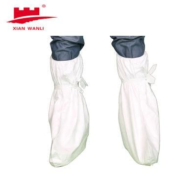 Cheap Price Polypropylene Nonwoven Fabric Safety Workwear Disposable Non Woven Boot Cover Disposable Microporous Boot Cover for Industrial Use