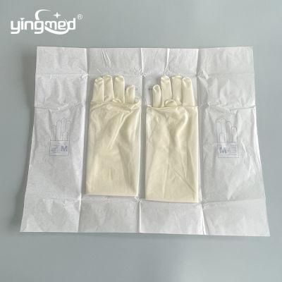 New Products Gynecological Elbow Length Powdered Breathable Latex Gloves