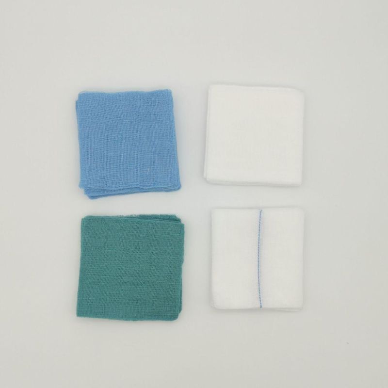 Absorbent Gauze Cotton Dental Sponges Fabric Swabs /Medical Folding Gauze Pads