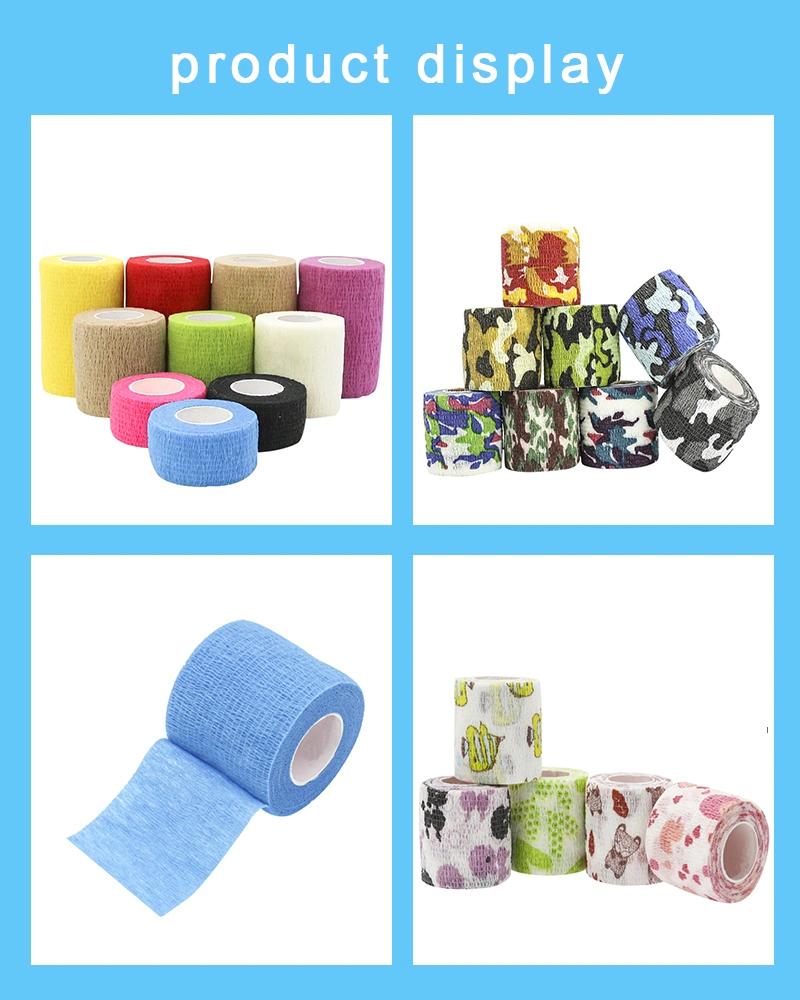 Elastic Nonwoven Cohesive Bandage Non Woven/Cotton Elastic Bandage