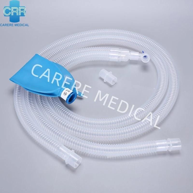 Disposable Anesthesia Ventilator Breathing Corrugated Expandable Smoothbore Circuit ICU Use