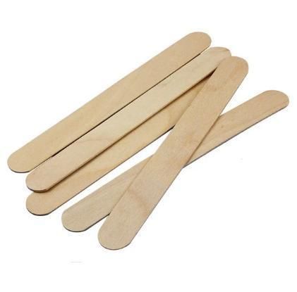 HD9 - Medical Packaging Sterile 150 * 18 * 1.6mm Wooden Disposable Tongue Depressor