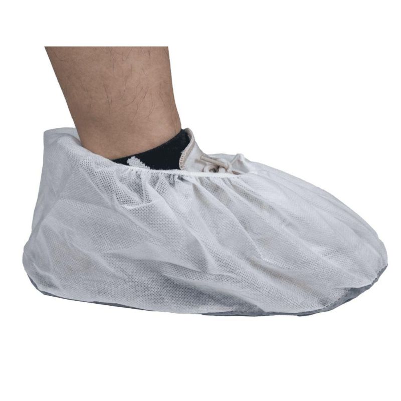 Disposable Water Resistance Medical Use Non-Woven Shoe Cover for Operating/Pharmacy