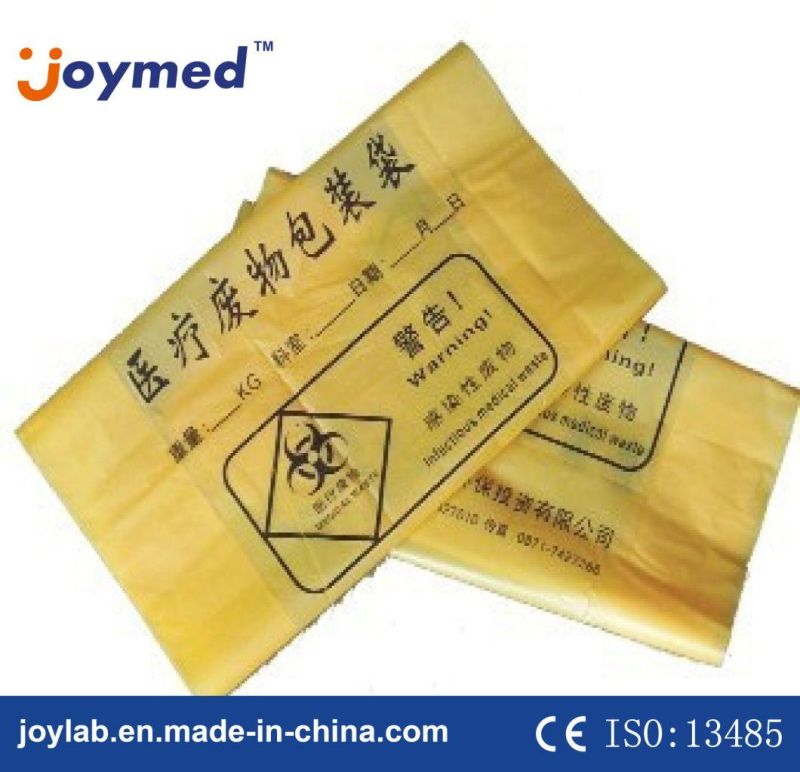 Infectious Medical Biohazard Plastic Waste Bag