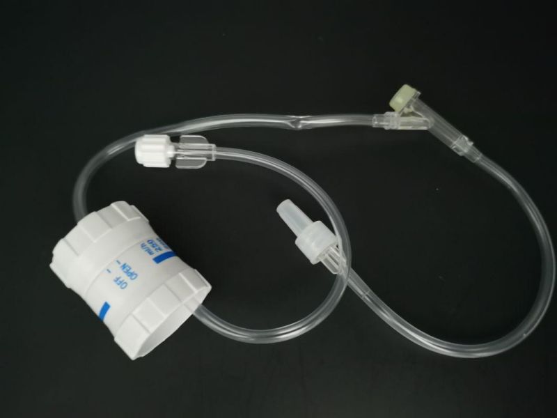 Medical Disposable IV Extension Tube with Three-Way Stopcock/ Precise Flow Regulator/ Y Site Injection Port