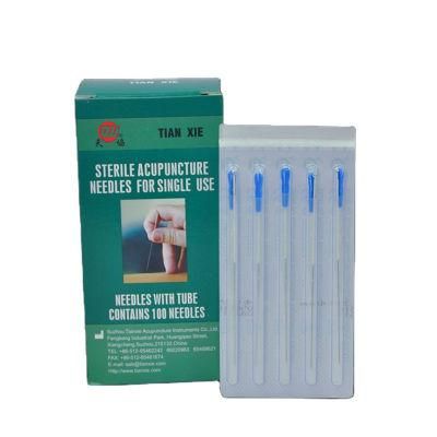 Best Price High Quality Silver Handle Sterile Acupuncture Needles with Aluminum Foil Packing