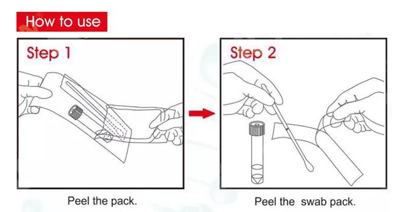 Analysis Sample Collection Swab Kit /Vtm Transport Medium Tube Kit with Swab