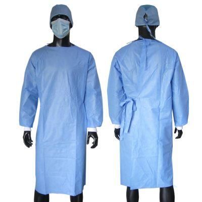 Disposable Hospital Water Proof SMS Surgical Gown Medical Gown