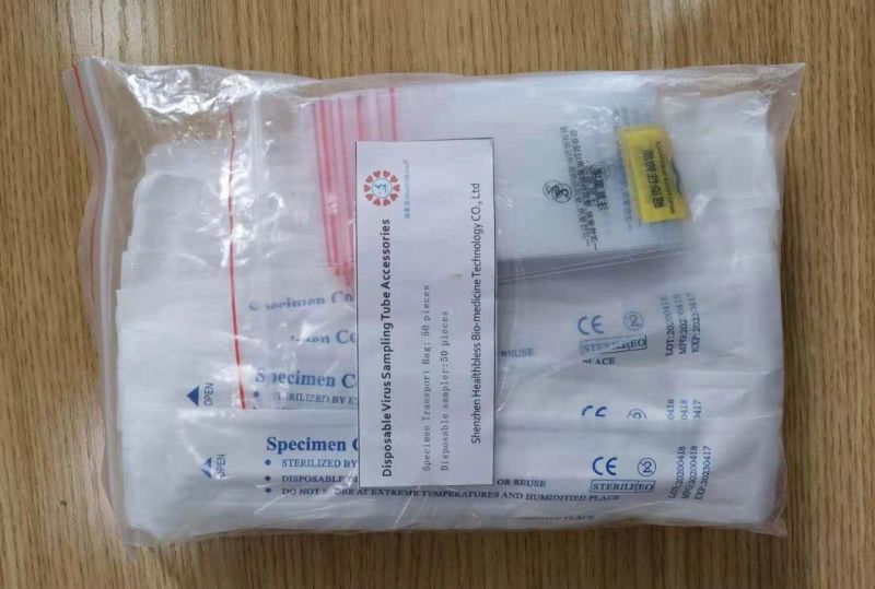 Disposable Virus Specimen Collection Swab Tube for Influenza, Bird Flu, Hpv, Hand-Foot-Mouth Disease, Measles