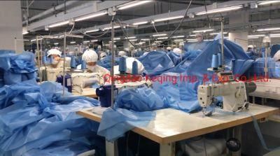 AAMI PB70 Level 4 Surgical Gown FDA 510K Gown Surgical Operating Gown Sterile Disposable Reinforced Non-Woven Surgical Gown