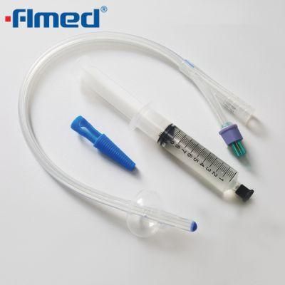 Disposable 100% Medical Silicone 2/3 Way Foley Catheter with CE Approved