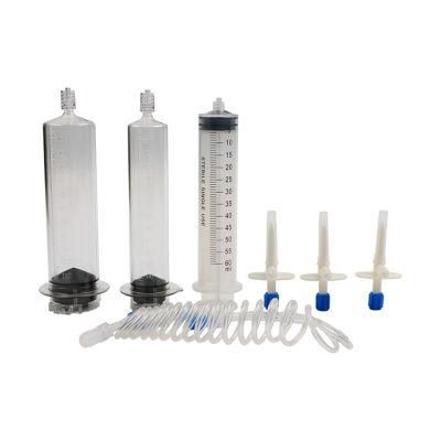 Disposable Angiographic 200ml High Pressure Injector Medical CT Syringe